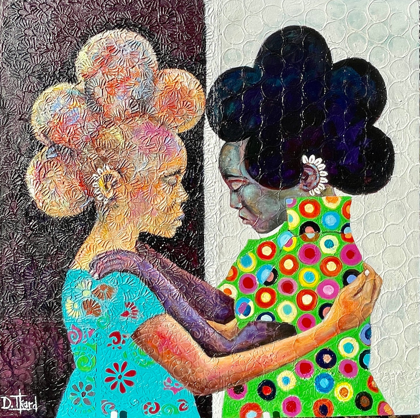 “We,She,Her”, 16x16, Giclee print on canvas Limited Edition of 50