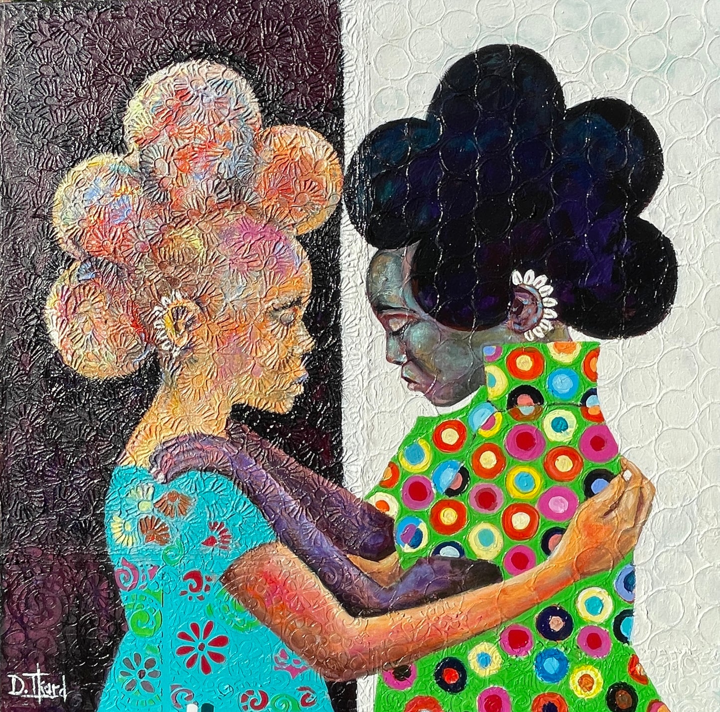 “We,She,Her”, 16x16, Giclee print on canvas Limited Edition of 50